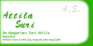 attila suri business card
